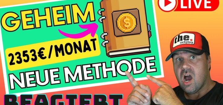 2353€ PASSIV pro MONAT 💰🤑 (NEUE METHODE) Geld verdienen mit Amazon KDP Low Content [Reaction]