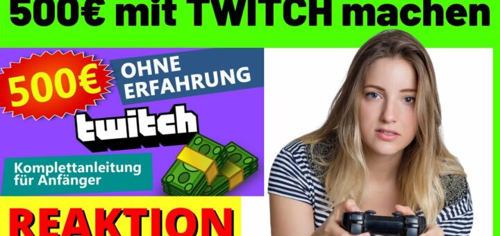 500€ mit TWITCH Kommentaren 🤑 NEUE METHODE zum ONLINE GELD VERDIENEN 2022 [Michael Reagiertauf]