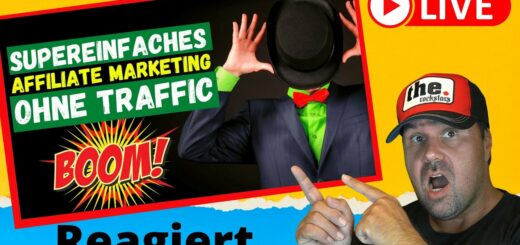 SUPEREINFACHE Affiliate Marketing Strategie ohne Traffic für 100€ Pro Tag - Online Business Reaction