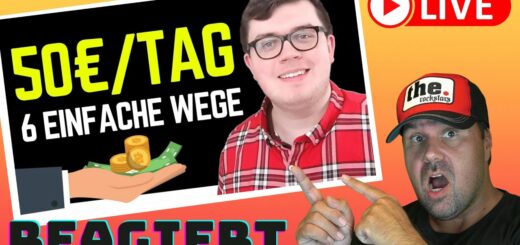 50€ am Tag - EINFACHE Einnahmequellen zum Online Geld verdienen [Reaction]