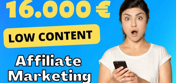16.000 € mit Low Content Affiliate Marketing im Monat - Geld verdienen mit Low Content