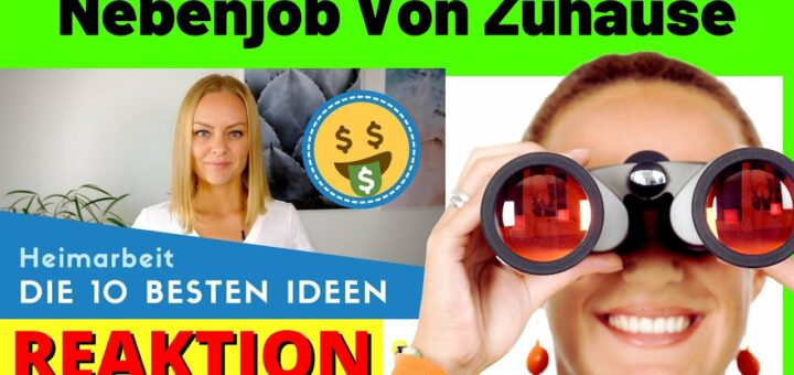 Nebenjob Von Zuhause ▶ Heimarbeit: Die 10 besten Arbeiten von Zuhause aus [Michael Reagiertauf]