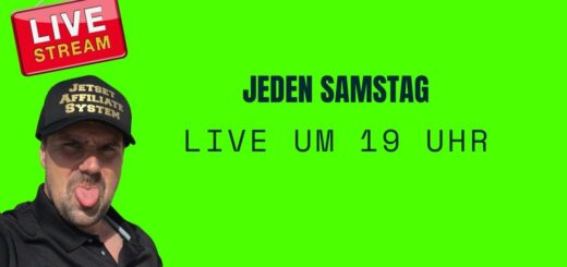 Ich bin heute um 19:00 Uhr live