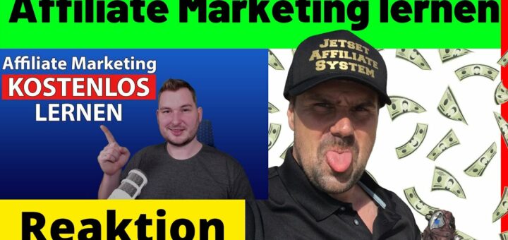 Affiliate Marketing Kurs kostenlos ✅ Affiliate Marketing Anleitung ✅ Anfänger deutsch [Reagiertauf]