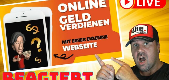 Mit eigener Webseite langfristig online Geld verdienen | Passiv Geld verdienen [Reaction]