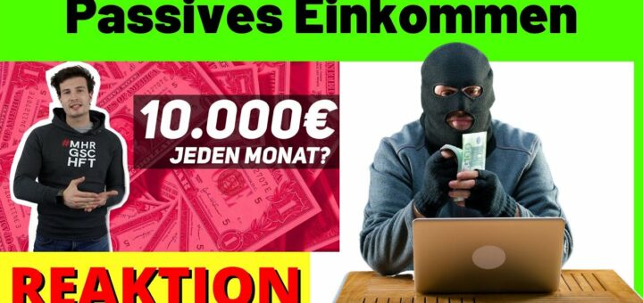 Passives Einkommen 2022: 10.000€ + mit Online Marketing? [Michael Reagiertauf]