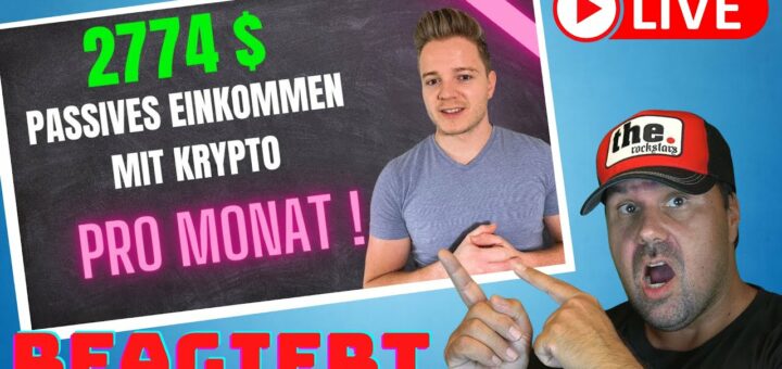 2774 $ passives Einkommen mit Krypto im Monat Februar 22. [Reaction]