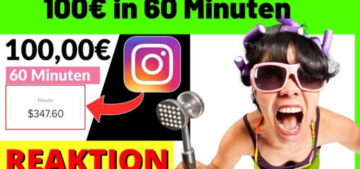 Wie Du 100€ in 60 Min mit Instagram Verdienen Kannst! |(Online Geld verdienen) [Michael Reagiertauf]