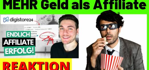 MEHR Geld als Affiliate verdienen!  ✅ Auf Digistore24 gute Affiliate Produkte finden [Reagiertauf]