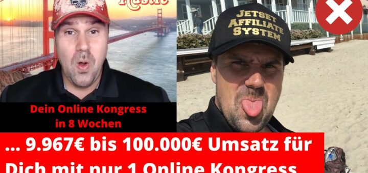 Dein Online Kongress in 8 Wochen ✅ ... 9.967€ bis 100.000€ Umsatz für Dich mit nur 1 Online Kongress