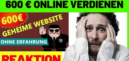 600 € ONLINE VERDIENEN mit dieser GEHEIMEN WEBSITE (kein Affiliate, YouTube, Investition) [Reaction]