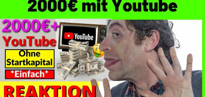 Wie Du 2000€+ Monat Mit YouTube In Dieser Nische Verdienen Kannst! (Geld Verdienen 2022) [Reaction]